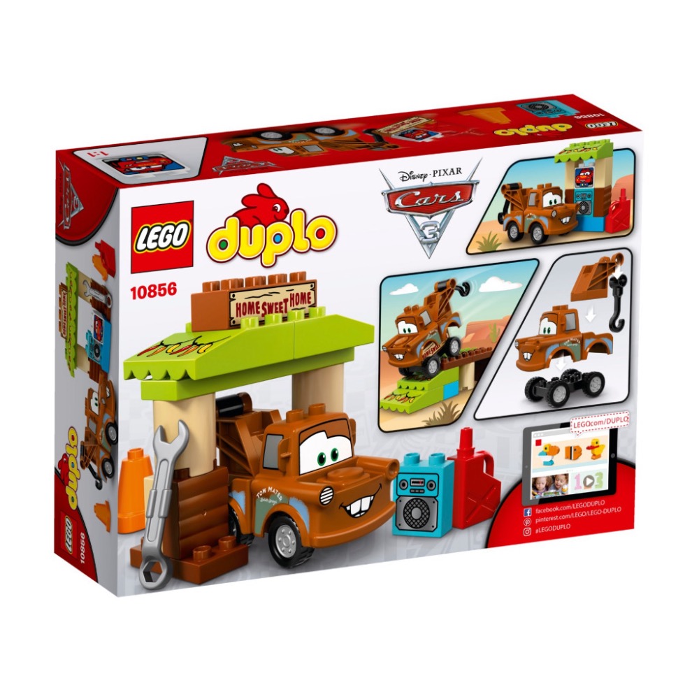 《屁桃柑仔店》現貨LEGO 10856 脫線的車庫 Duplo 得寶 系列-細節圖2