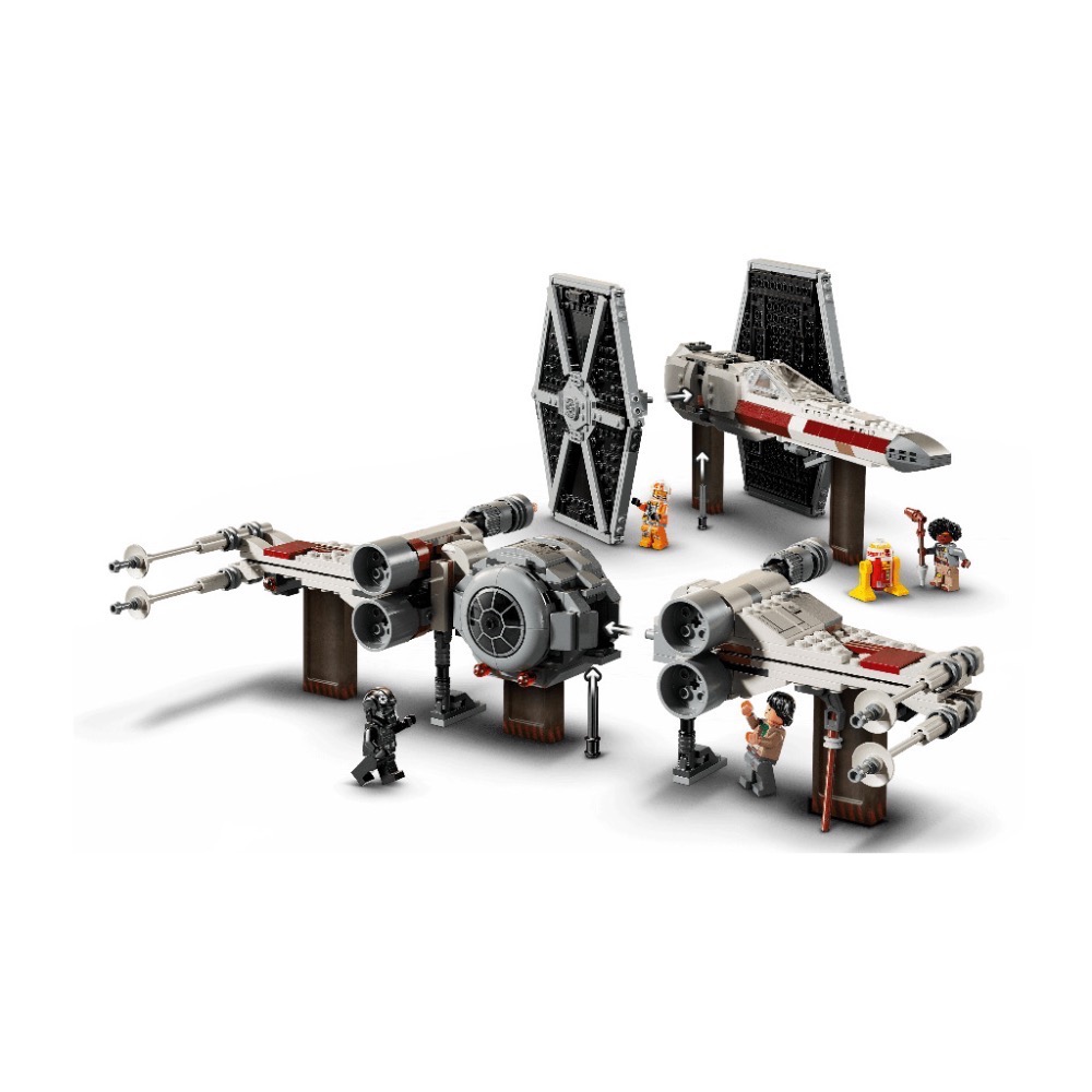 《屁桃柑仔店》現貨LEGO 75393重朔銀河：鈦戰機和X戰機 TIE Fighter & X-Wing -星際大戰系列-細節圖5