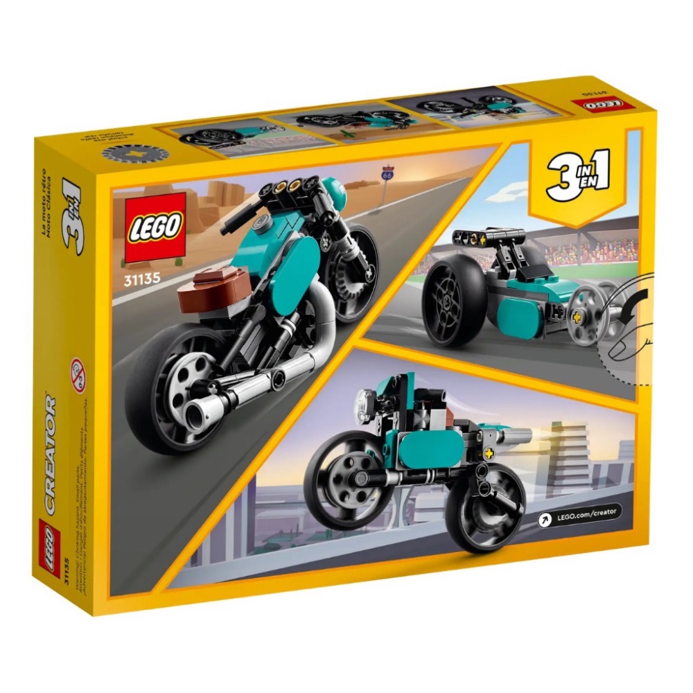 《屁桃柑仔店》現貨LEGO 31135 復古摩托車-細節圖2