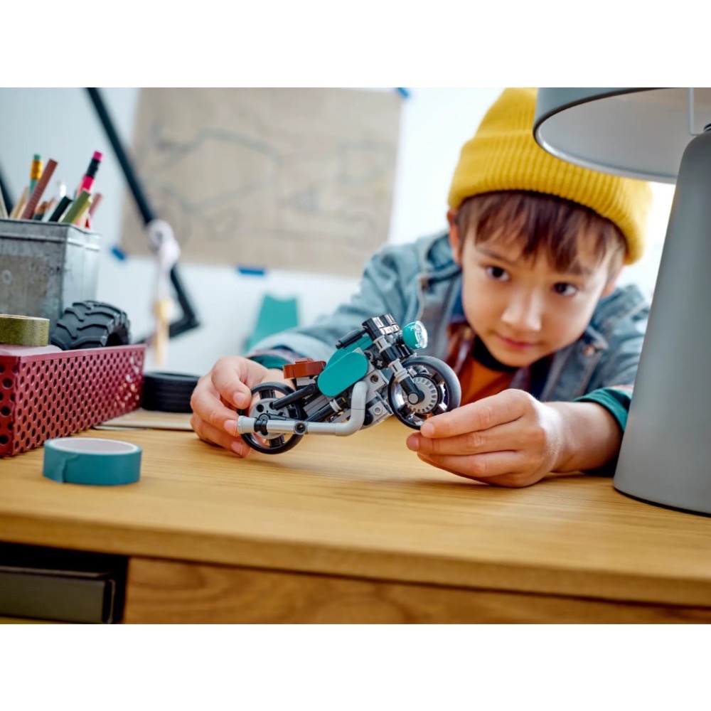 《屁桃柑仔店》現貨LEGO 31135 復古摩托車-細節圖3