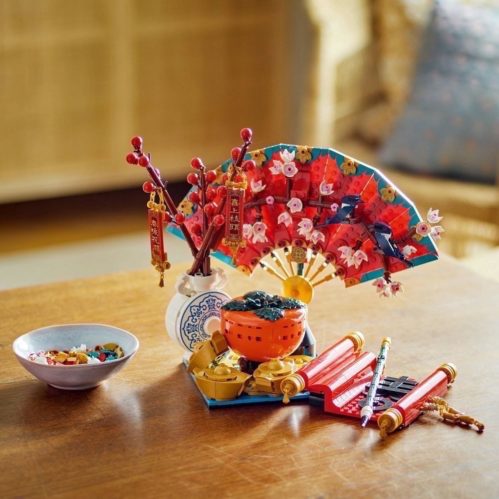 《屁桃柑仔店》現貨LEGO 80117 五福迎春 新年賀禮-細節圖4