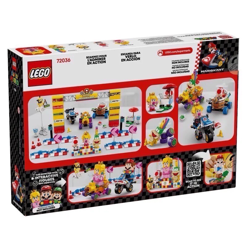 《屁桃柑仔店》現貨LEGO 72036 瑪利歐賽車－碧姬寶寶與大獎賽組合-細節圖2