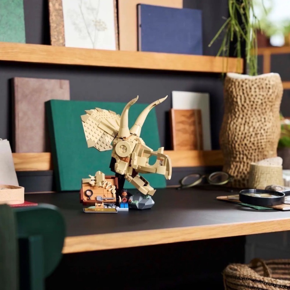 《屁桃柑仔店》現貨LEGO 76969  恐龍化石：三角龍頭骨-細節圖4