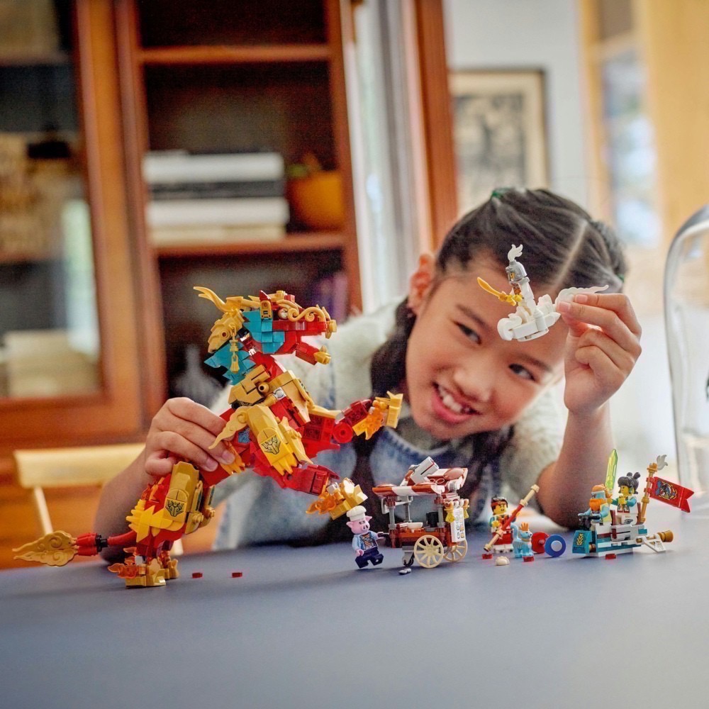 《屁桃柑仔店》現貨LEGO 80066 神獸火麒麟-悟空小俠系列-細節圖3