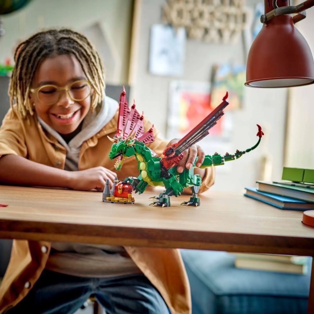 《屁桃柑仔店》現貨LEGO 31161 中世紀飛龍 -Creator 3in1-細節圖8