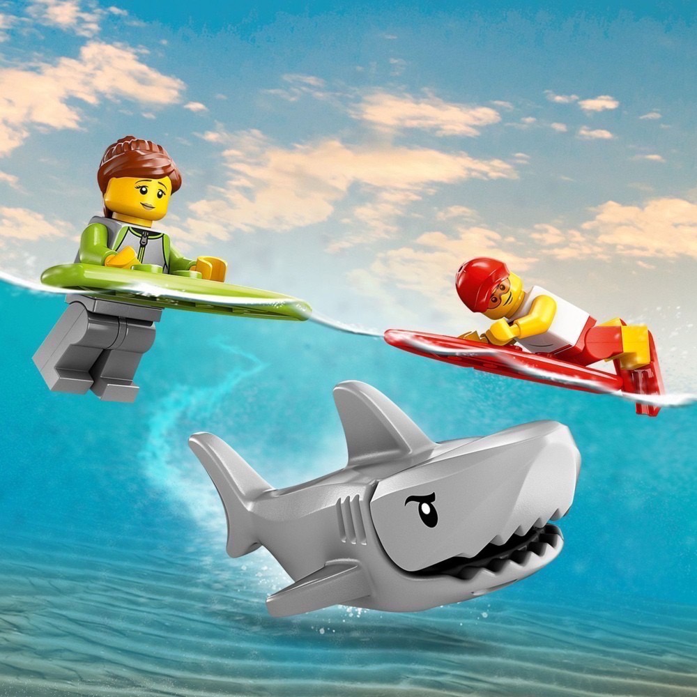 《屁桃柑仔店》現貨LEGO 60453 救生員海灘救援車-City 系列-細節圖5