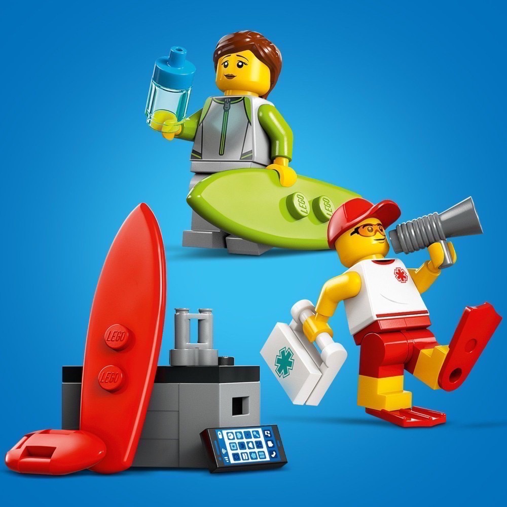 《屁桃柑仔店》現貨LEGO 60453 救生員海灘救援車-City 系列-細節圖6