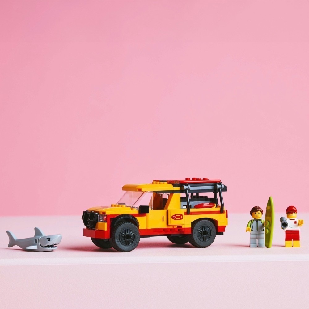 《屁桃柑仔店》現貨LEGO 60453 救生員海灘救援車-City 系列-細節圖7