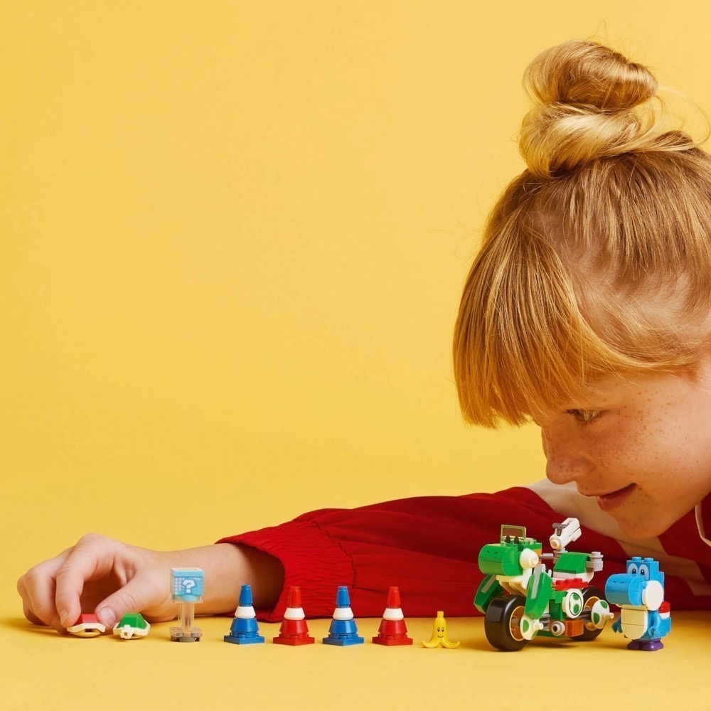 《屁桃柑仔店》現貨LEGO 72031 瑪利歐賽車-耀西摩托車-細節圖3