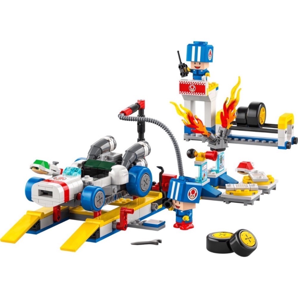 《屁桃柑仔店》現貨LEGO 72035 瑪利歐賽車-奇諾比奧的車庫-細節圖3