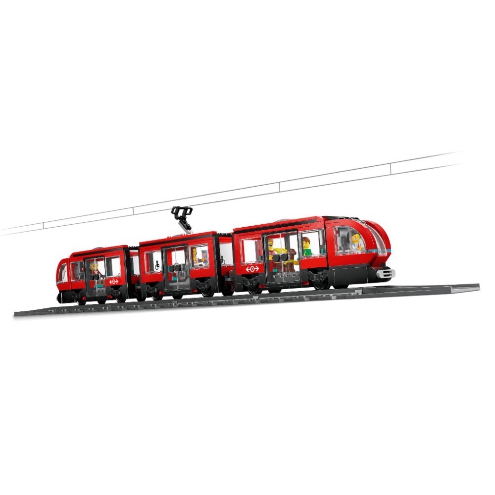 《屁桃柑仔店》現貨LEGO 60423 市區路面電車和車站-CITY 系列-細節圖4