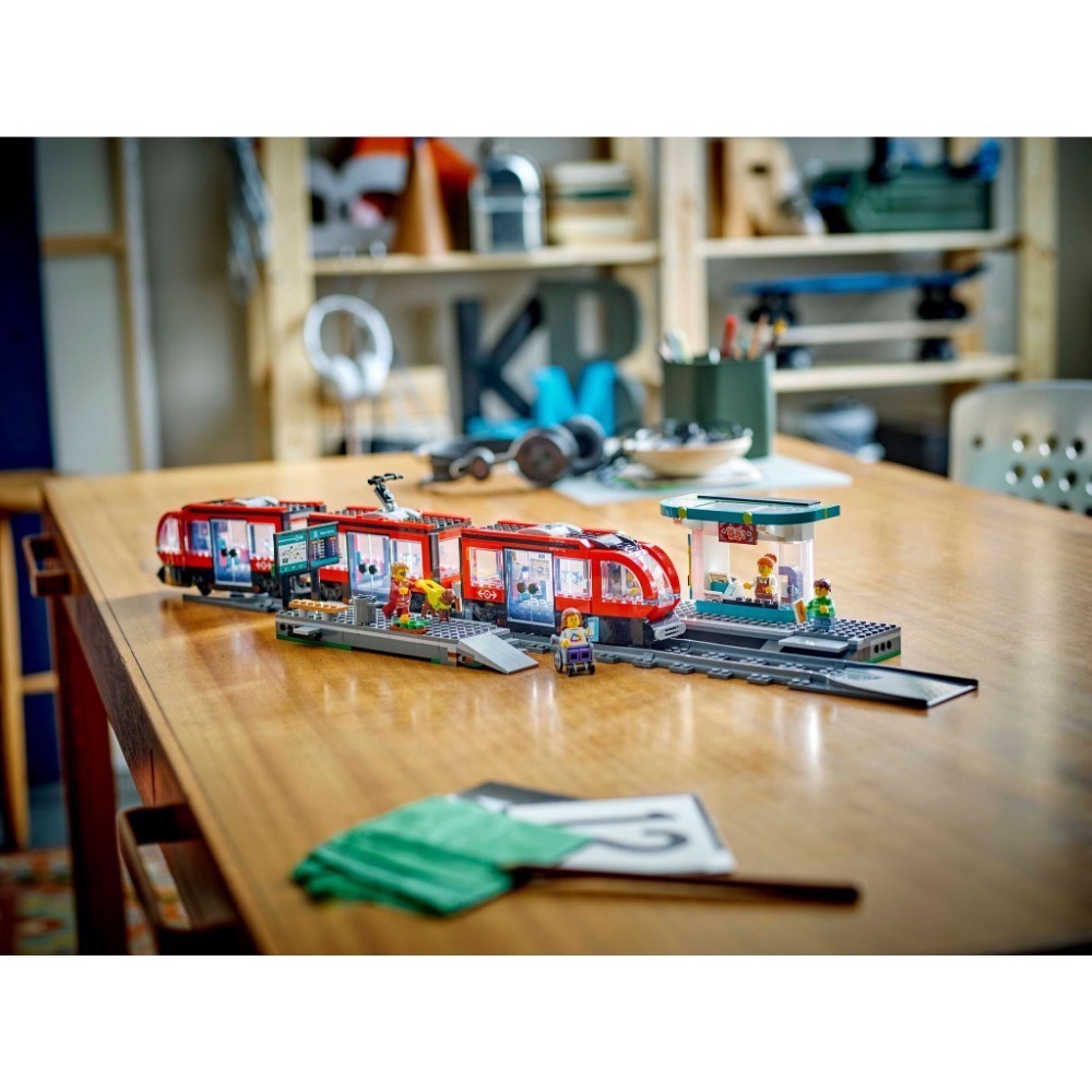 《屁桃柑仔店》現貨LEGO 60423 市區路面電車和車站-CITY 系列-細節圖8