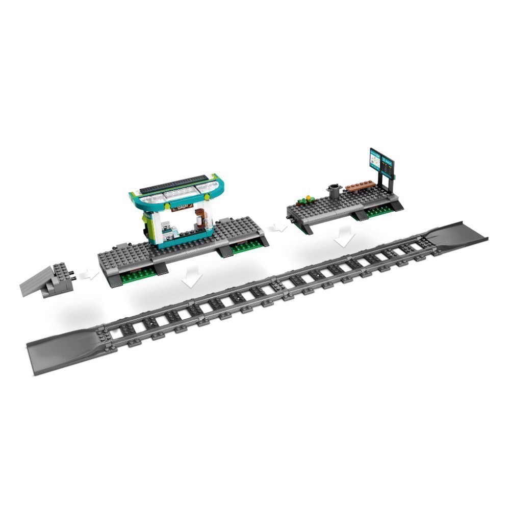 《屁桃柑仔店》現貨LEGO 60423 市區路面電車和車站-CITY 系列-細節圖5