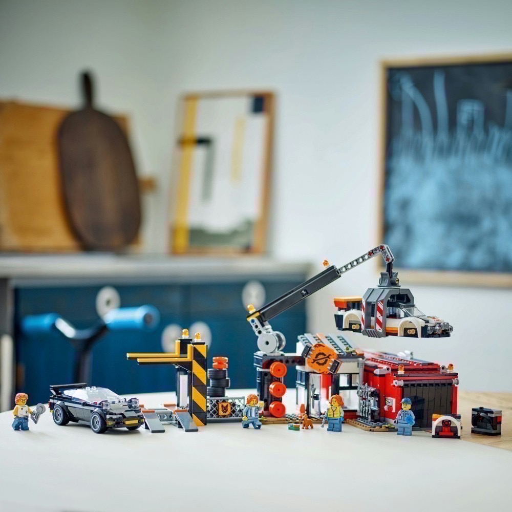 《屁桃柑仔店》現貨LEGO 60472 廢車場和汽車-CITY系列-細節圖3