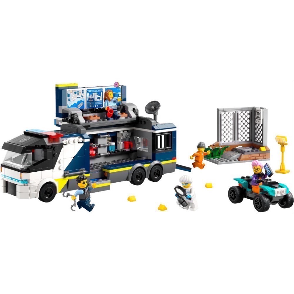 《屁桃柑仔店》現貨LEGO 60418 警察行動刑事實驗室-CITY 系列-細節圖3