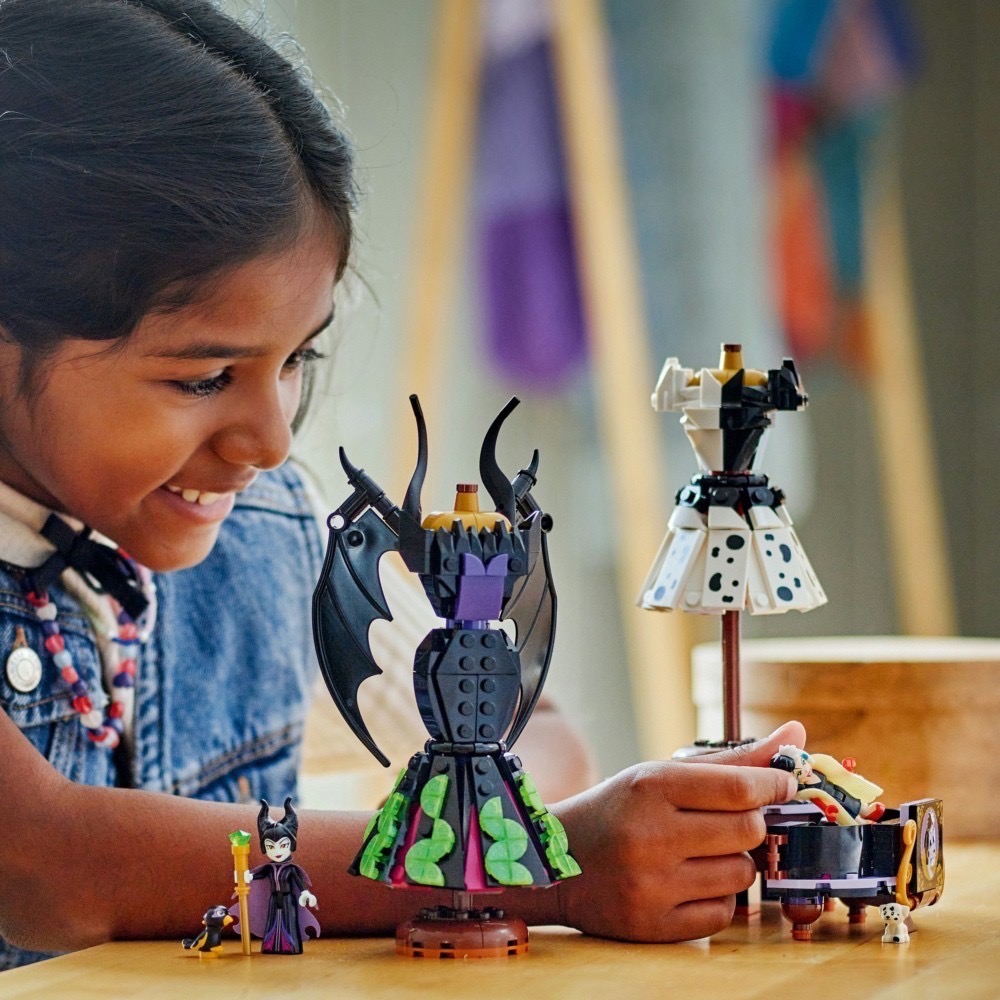 《屁桃柑仔店》現貨LEGO 43262 黑巫婆和庫伊拉德維爾的裙子-Disney系列-細節圖4