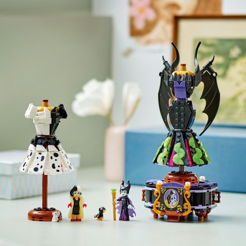 《屁桃柑仔店》現貨LEGO 43262 黑巫婆和庫伊拉德維爾的裙子-Disney系列-細節圖3