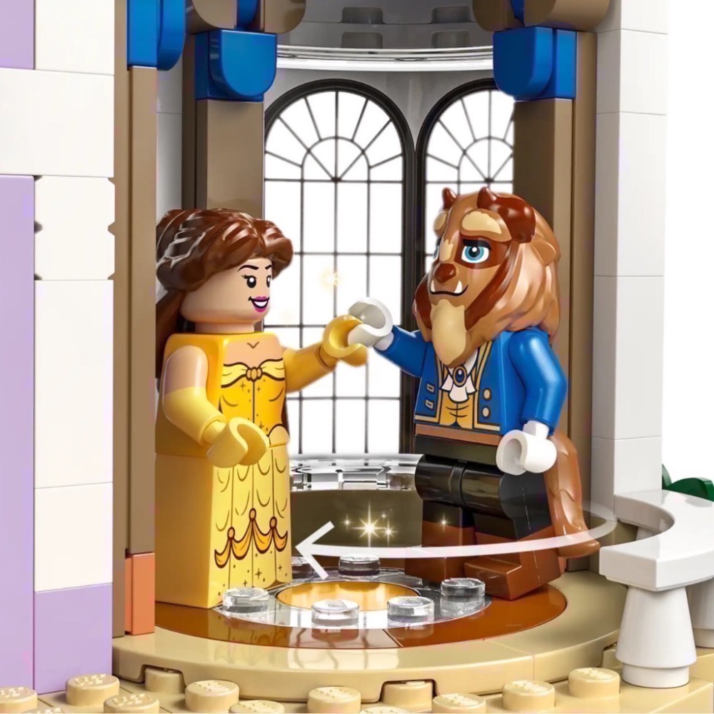 《屁桃柑仔店》現貨LEGO 43263  美女與野獸城堡-迪士尼系列-細節圖6