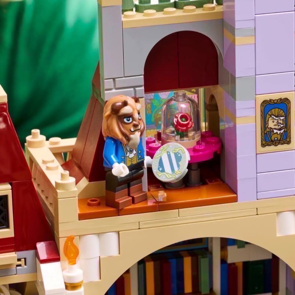《屁桃柑仔店》現貨LEGO 43263  美女與野獸城堡-迪士尼系列-細節圖7