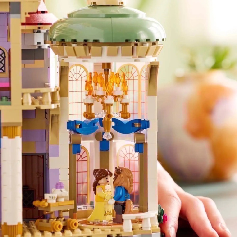 《屁桃柑仔店》現貨LEGO 43263  美女與野獸城堡-迪士尼系列-細節圖8
