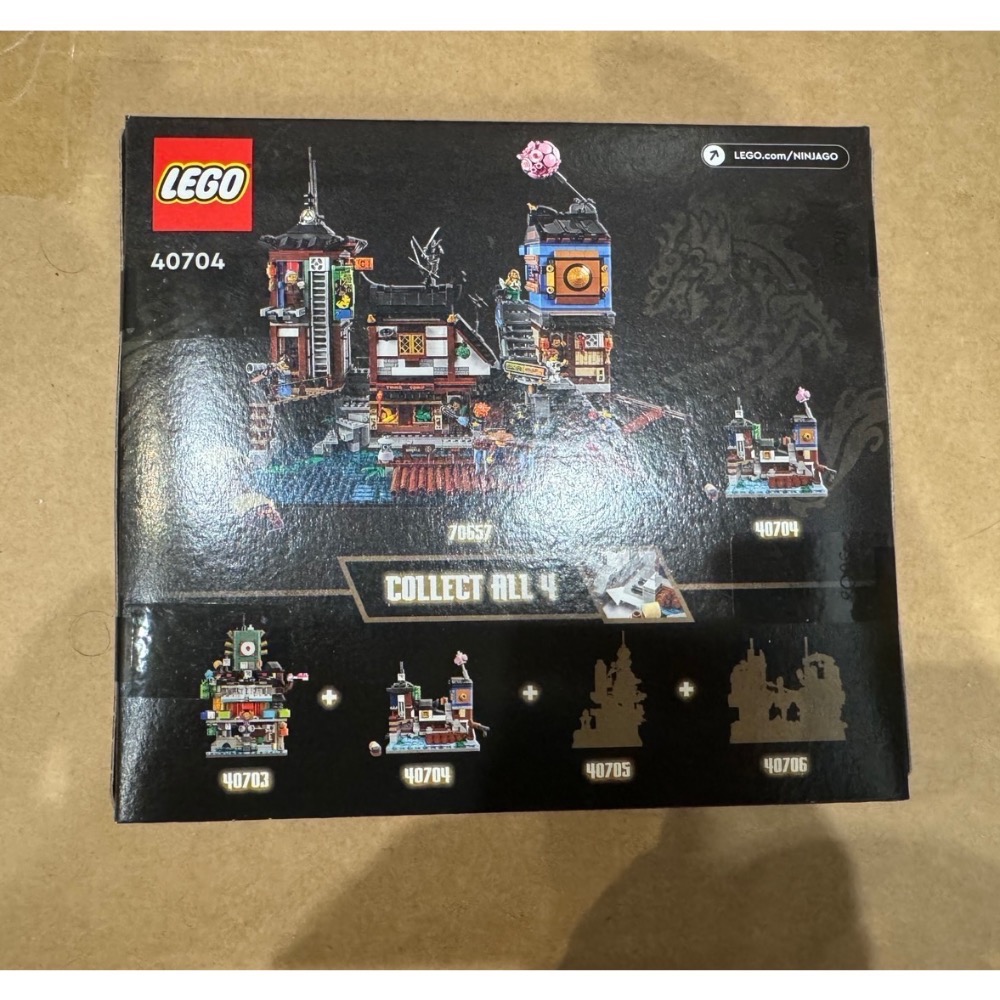 《屁桃柑仔店》現貨LEGO 40704 迷你旋風忍者城碼頭-細節圖2
