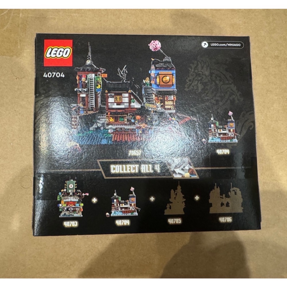 《屁桃柑仔店》現貨LEGO 40704 迷你旋風忍者城碼頭-細節圖2