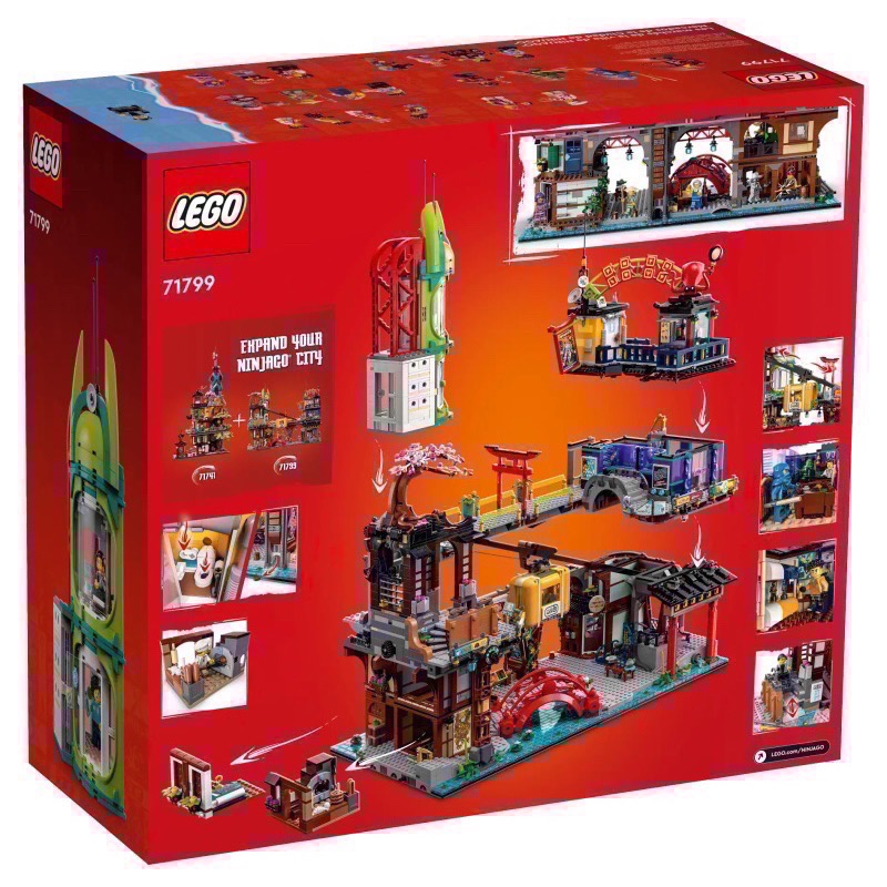 《屁桃柑仔店》現貨LEGO  71799  旋風忍者城市市集 -忍者系列-細節圖2