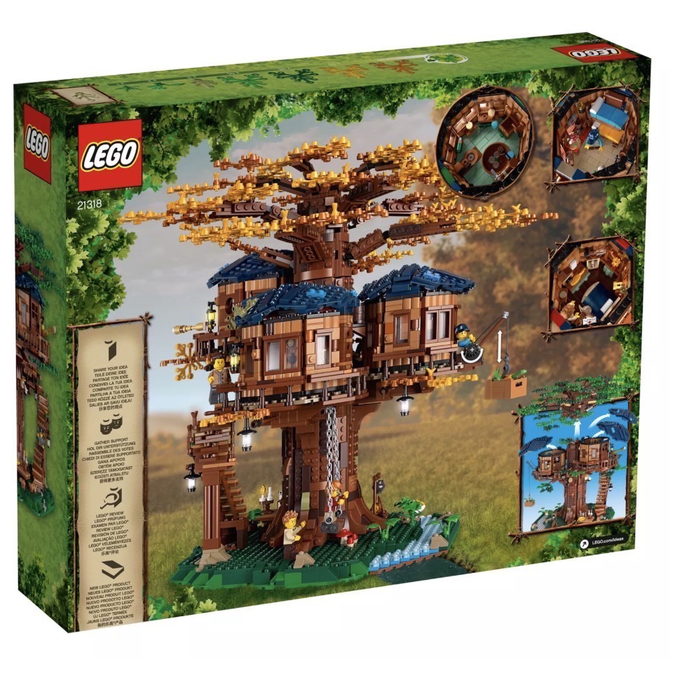 《屁桃柑仔店》現貨LEGO 21318 樹屋 -IDEAS系列-細節圖2
