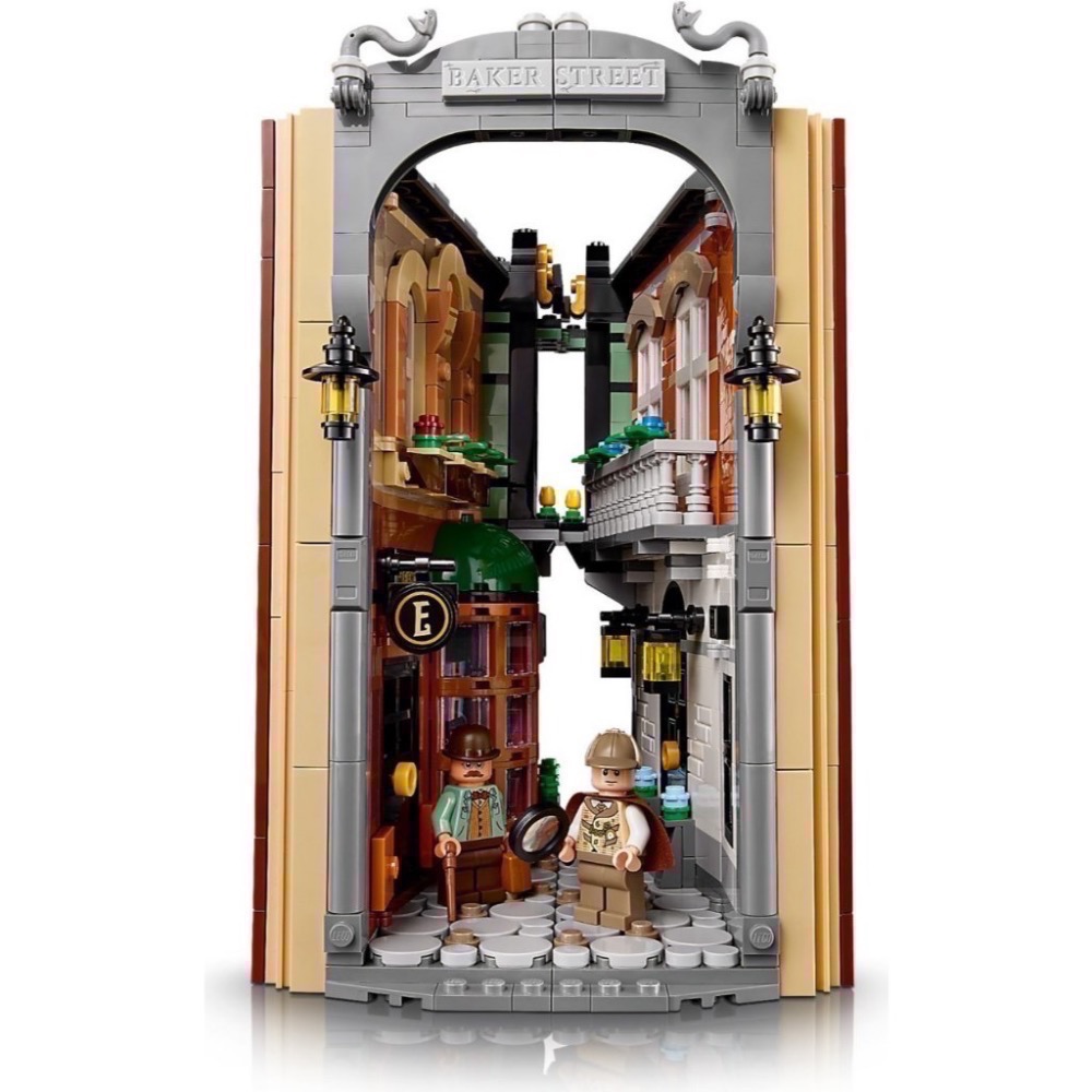 《屁桃柑仔店》現貨LEGO 10351  夏洛克．福爾摩斯：書擋擺飾-ICONS系列-細節圖6