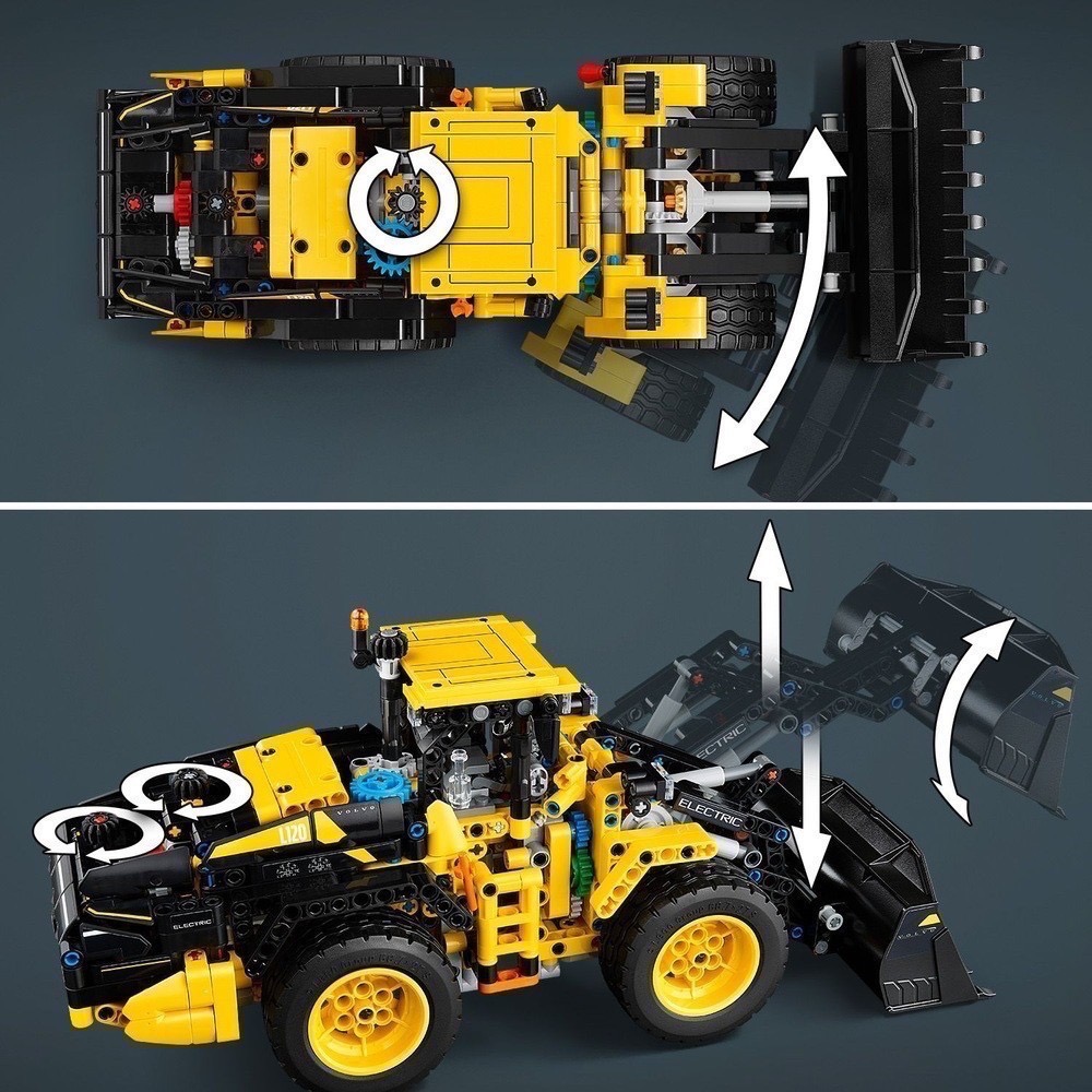 《屁桃柑仔店》現貨LEGO 42209 Volvo L120 Electric 輪式裝載機-科技系列-細節圖4