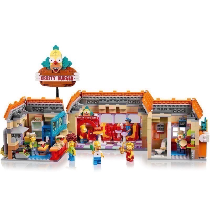 《屁桃柑仔店》現貨 LEGO 10352 辛普森家庭：小丑漢堡店-細節圖4
