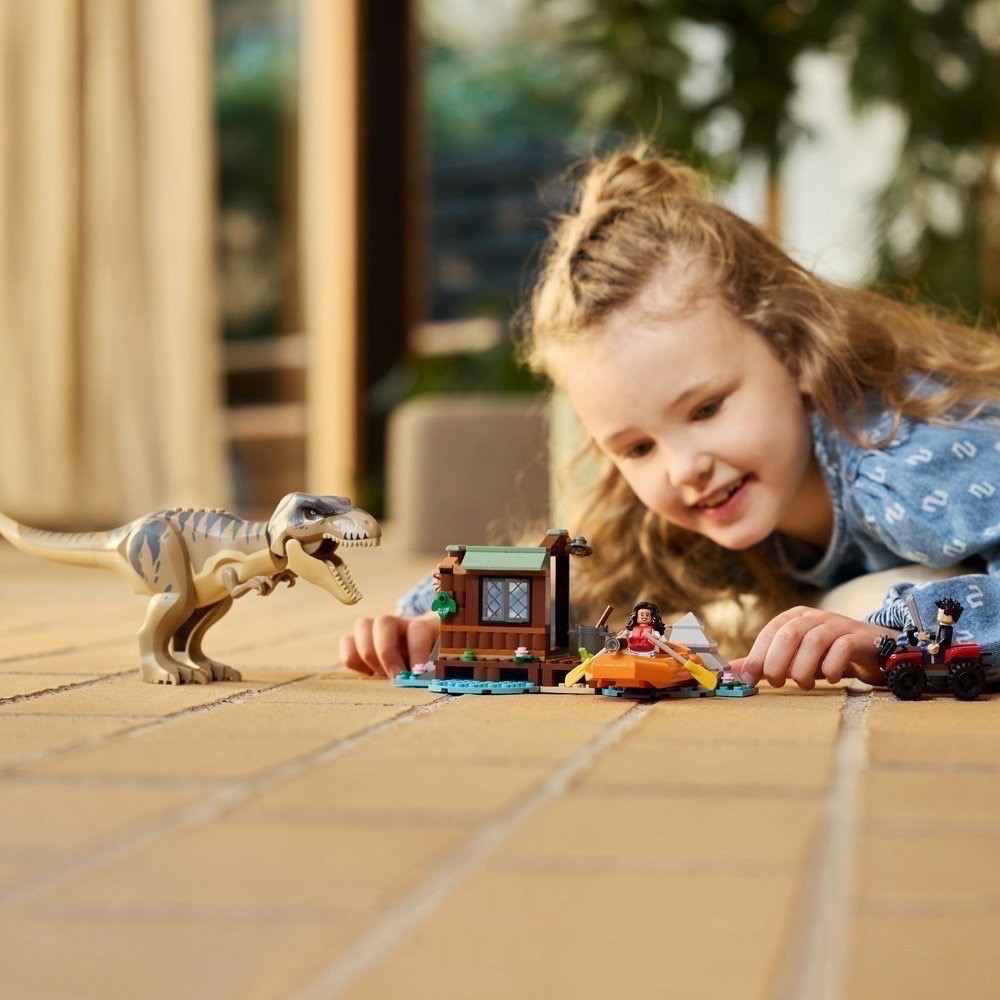 《屁桃柑仔店》現貨LEGO 76975 逃離暴龍河川大冒險-侏羅紀世界系列-細節圖4