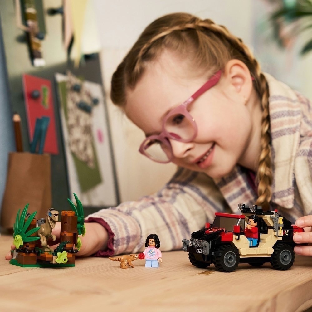 《屁桃柑仔店》現貨LEGO 76972 逃離迅猛龍越野大冒險-侏羅紀世界系列-細節圖3