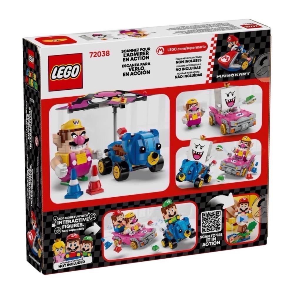《屁桃柑仔店》現貨LEGO 72038 瑪利歐賽車 - 瓦利歐與害羞幽靈王-細節圖2