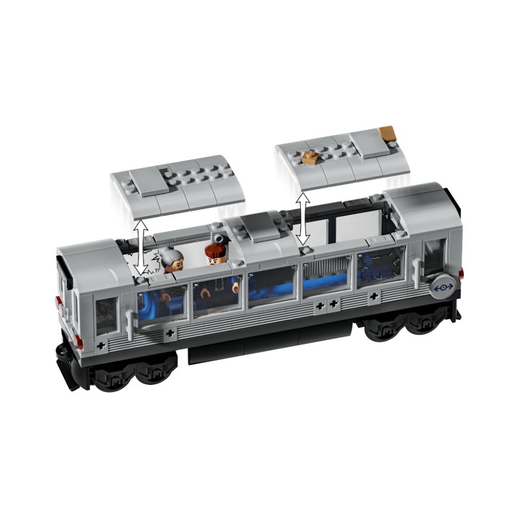 《屁桃柑仔店》現貨LEGO 76321 蜘蛛人大戰八爪博士地鐵列車場景-漫威超級英雄系列-細節圖6