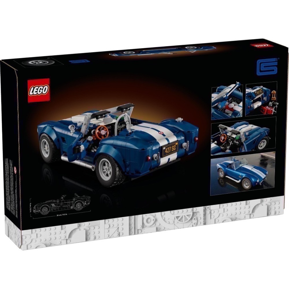 《屁桃柑仔店》現貨LEGO 10357 Shelby Cobra 427 S/C 謝爾比 眼鏡蛇跑車-細節圖2