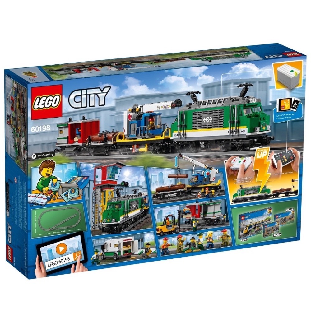 《屁桃柑仔店》現貨LEGO  60198  貨運列車-CITY系列-細節圖2