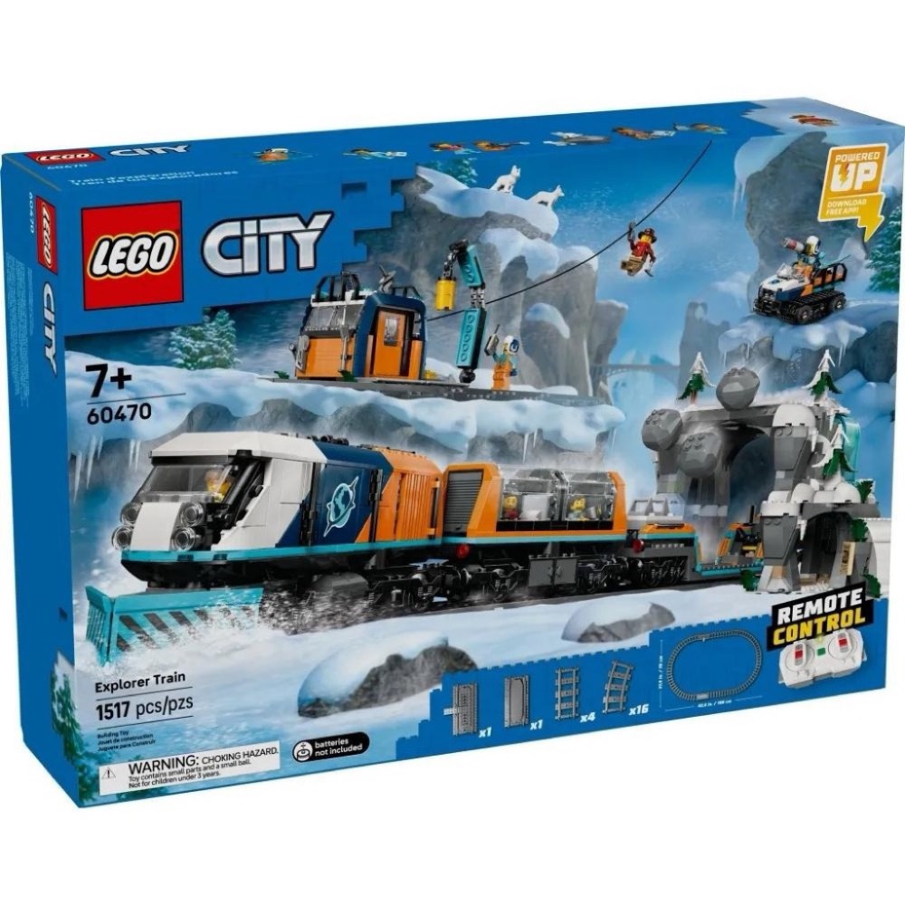 《屁桃柑仔店》現貨LEGO 60470  探險家的北極特快車-CITY系列-細節圖2