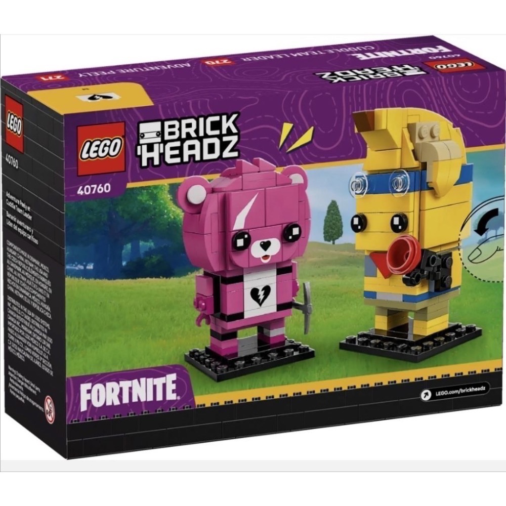 《屁桃柑仔店》現貨LEGO 40760 要塞英雄 粉紅熊 香蕉人-大頭系列-細節圖2