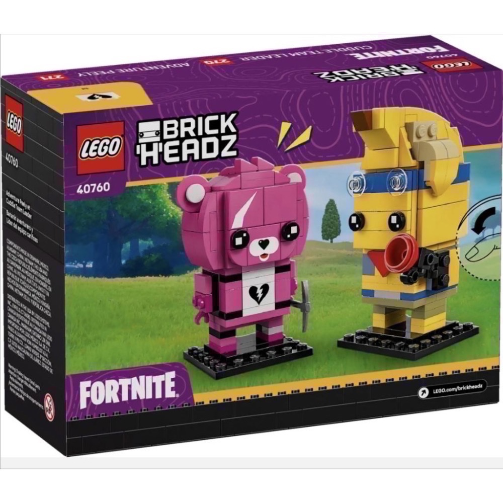 《屁桃柑仔店》現貨LEGO 40760 要塞英雄 粉紅熊 香蕉人-大頭系列-細節圖2