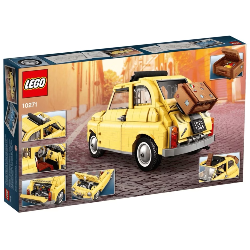 《屁桃柑仔店》現貨LEGO 10271 飛雅特 500-細節圖2