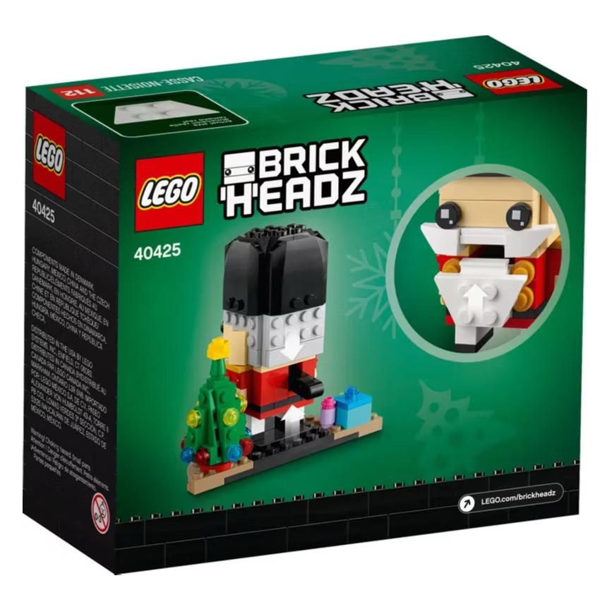 《屁桃柑仔店》現貨LEGO 40425 胡桃鉗-BrickHeadz 系列-細節圖2