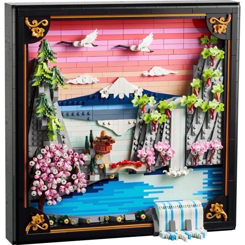 《屁桃柑仔店》現貨LEGO 31218  日本櫻花美景-ART系列-細節圖3