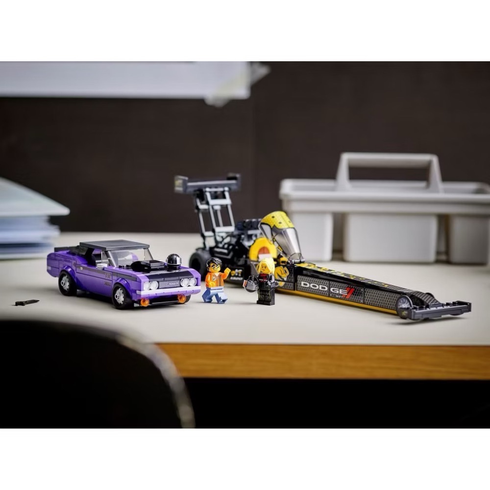 《屁桃柑仔店》現貨LEGO 76904 道奇Top Fuel &1970 挑戰者T/A-SPEED系列-細節圖8