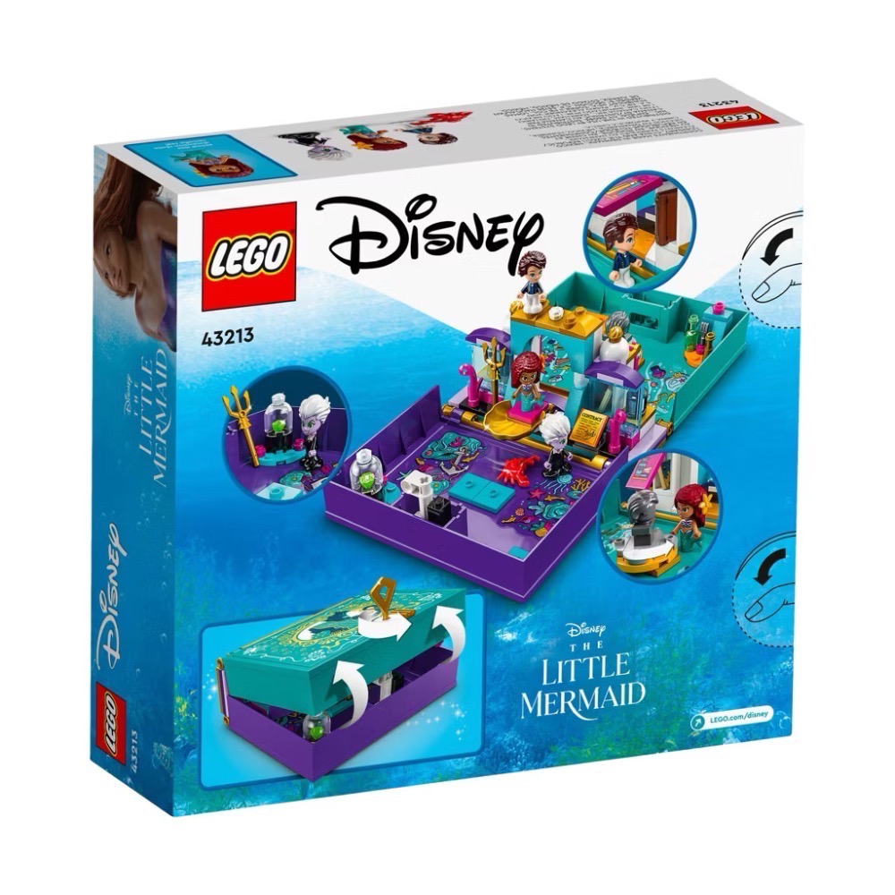 《屁桃柑仔店》現貨LEGO 43213 小美人魚的故事書冒險-迪士尼系列-細節圖2