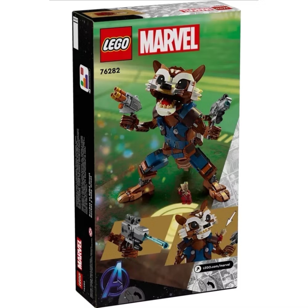 《屁桃柑仔店》現貨LEGO 76282 火箭浣熊與小格魯特 Rocket & Baby Groot- 漫威系列-細節圖2