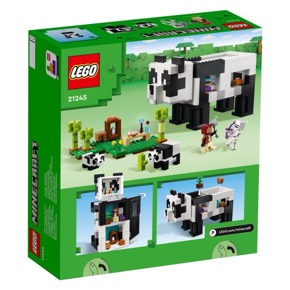 《屁桃柑仔店》現貨LEGO 21245 Minecraft 創世神 -The Panda Haven-細節圖2