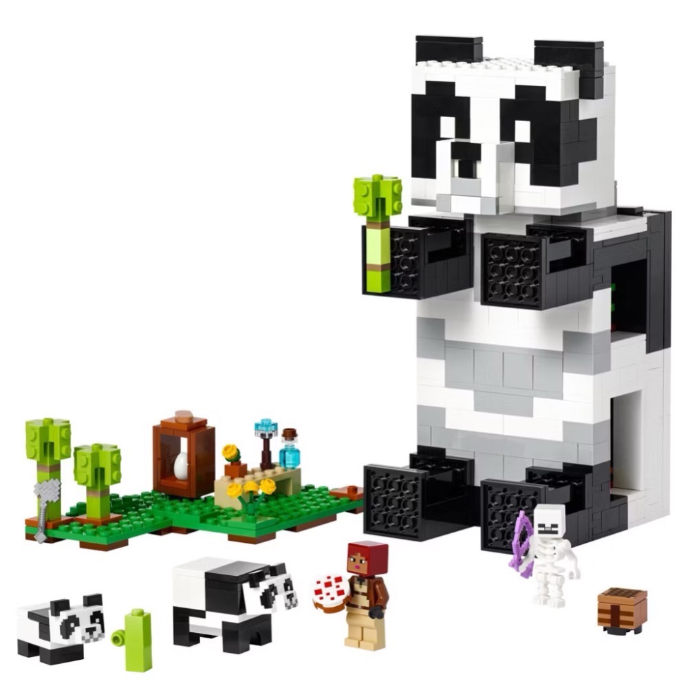 《屁桃柑仔店》現貨LEGO 21245 Minecraft 創世神 -The Panda Haven-細節圖3