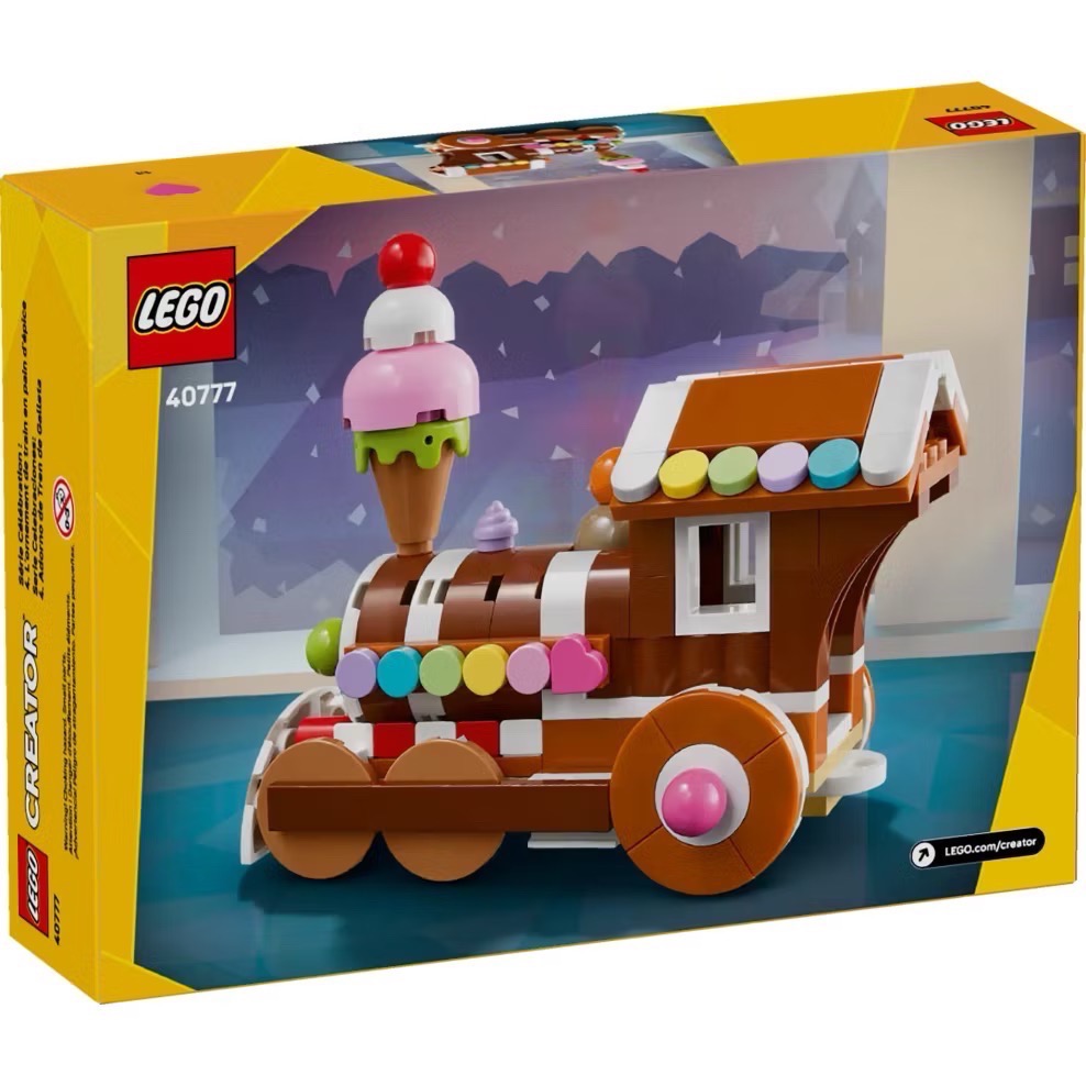 《屁桃柑仔店》現貨LEGO 40777 薑餅火車飾品-細節圖2