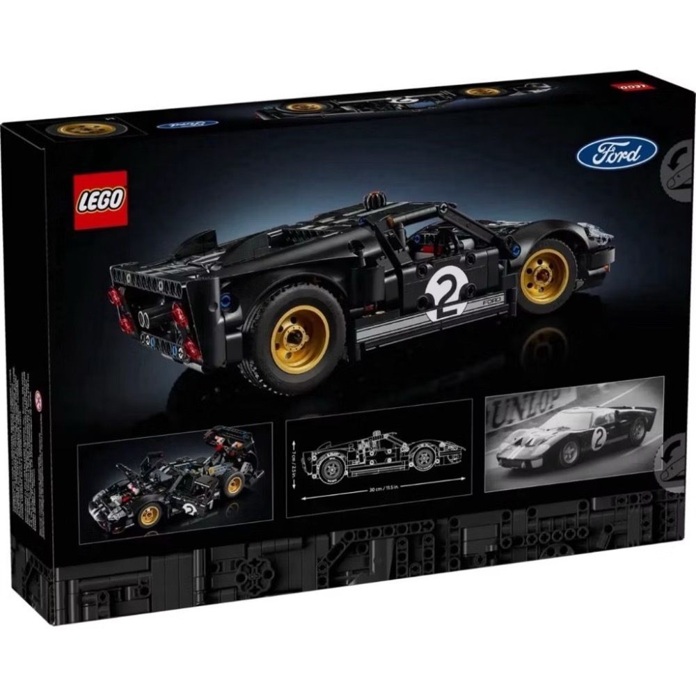《屁桃柑仔店》現貨LEGO 42223 1966 Ford GT40 MKII 賽車-科技系列-細節圖2